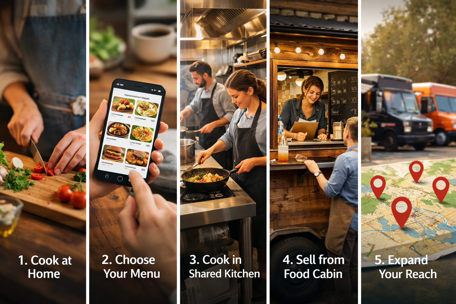 Efooders app showcase